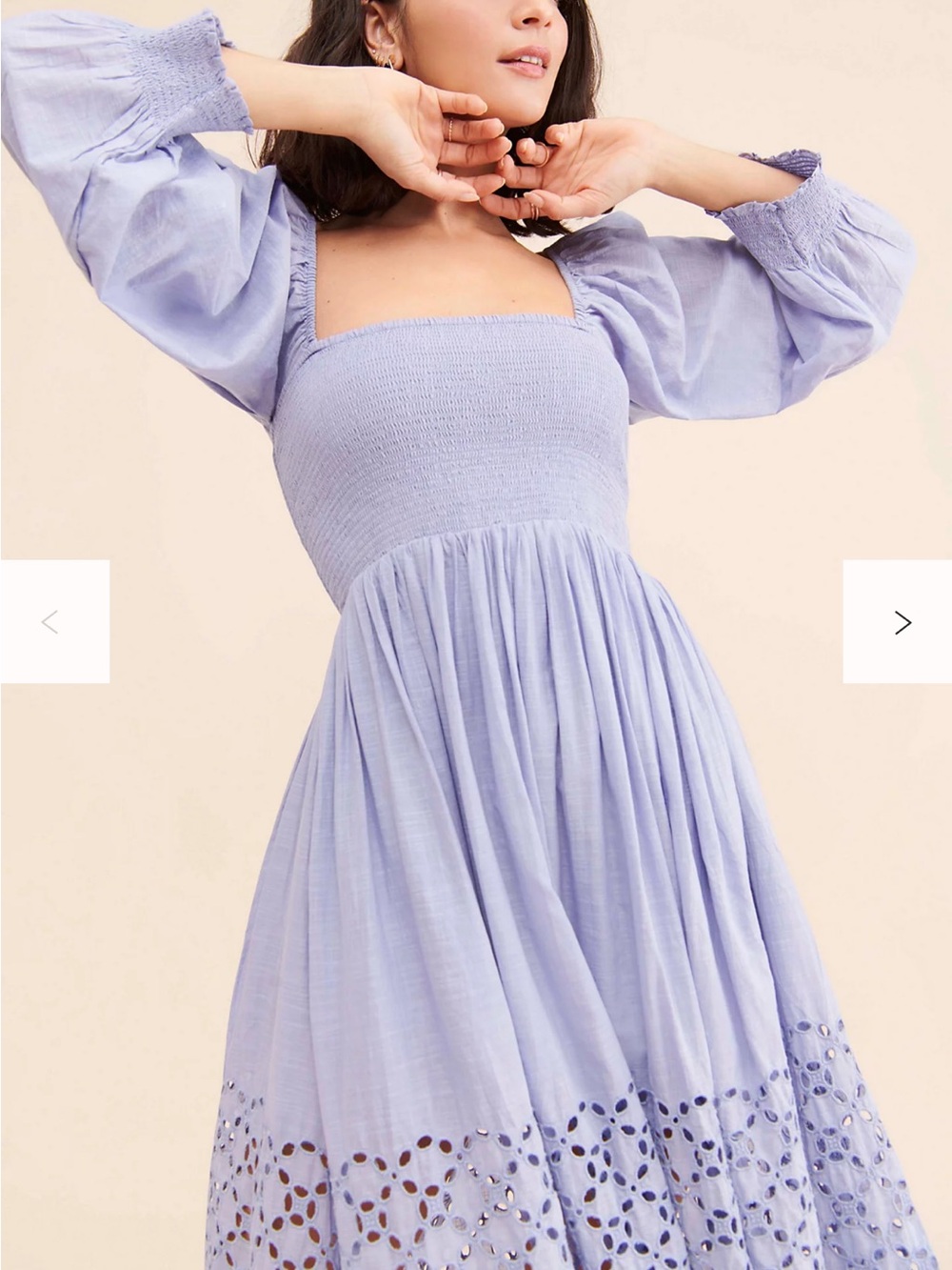 Free People We The Free Perfect Storm Midi Dress Size S